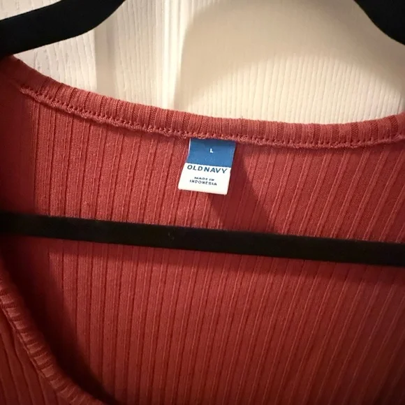 Old Navy Terracotta Ribbed Dress NWOT - Picture 2 of 3